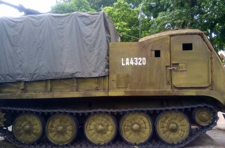 Trong ảnh là một trong số các xe ATL được Xưởng 49 - Bộ tư lệnh Công binh cải tiến năm 1966.