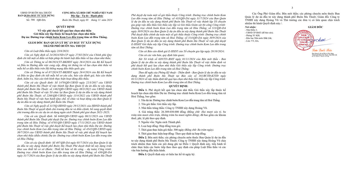 Dak Lak: Xay dung Hoang Vu mot minh trung goi lam duong hon 26 ty