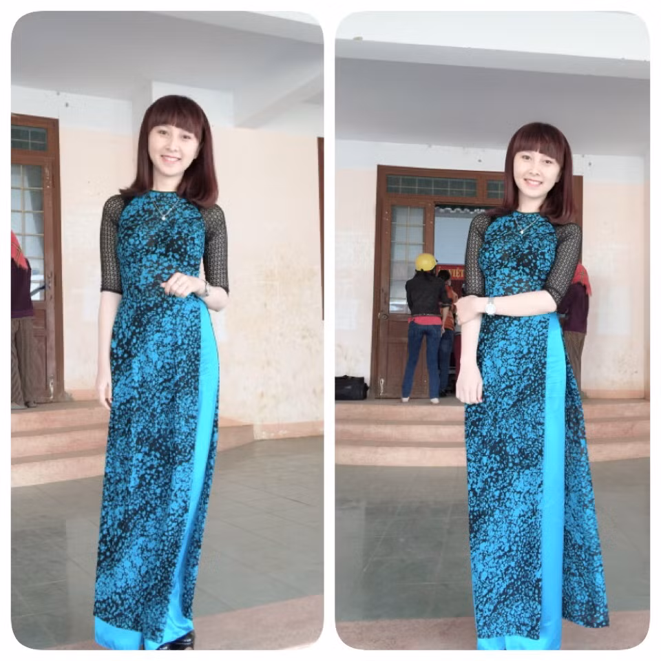 Đã tốt nghiệp Cao đẳng Sư phạm Trung ương Nha Trang, Khánh Hòa và tốt nghiệp liên thông tại Đại học Sư phạm Hà Nội, cô giáo tiểu học xinh đẹp Hoài Thương hiện vừa làm công tác giảng dạy, vừa kiêm luôn chân văn nghệ "đỉnh" của trường, thường giam gia rất nhiều chương trình biểu diễn lớn, nhỏ.