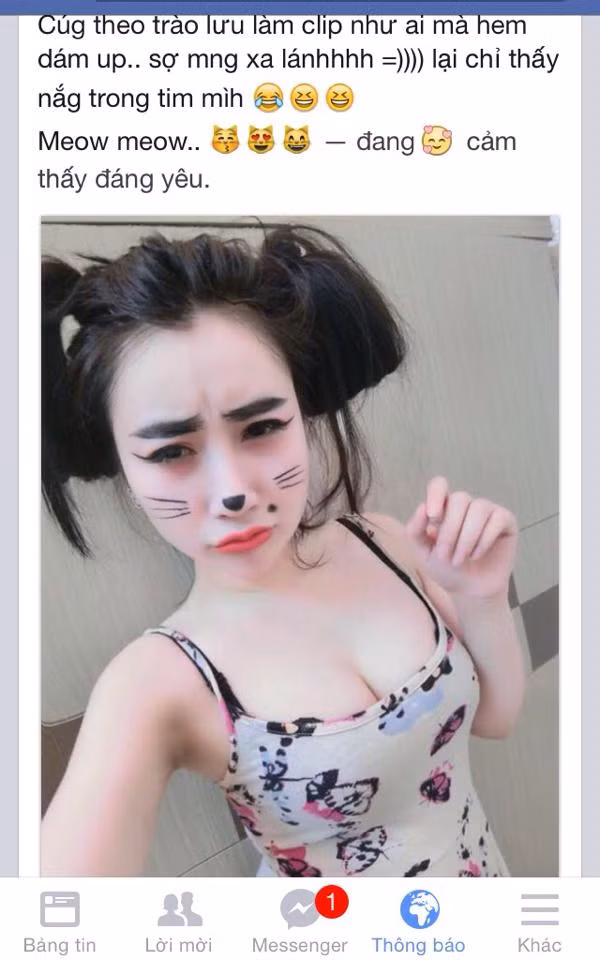 Phong trào clip biến hình kéo theo kiểu trang điểm "xấu mà đáng yêu" của một số cô gái trẻ. Họ cố tình trang điểm lòe loẹt, làm cho khuôn mặt mình xấu đi nhưng với những cử chỉ dễ thương, đường nét thanh tú vốn có trên khuôn mặt... họ vẫn tạo được sức hấp dẫn với bạn bè, dân mạng.