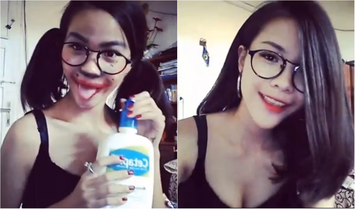 Phong trào mang tính chất giải trí, gây cười là chính... được số đông những bạn trẻ tự tin với khuôn mặt của mình thực hiện để tạo niềm vui cho bạn bè.