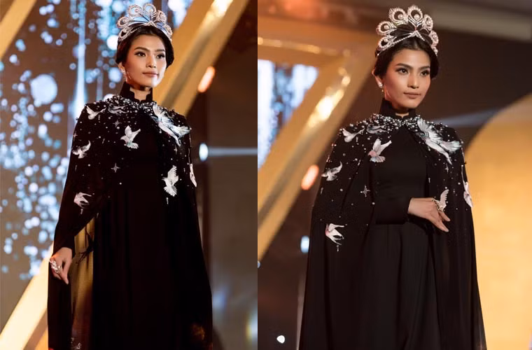 Đây không phải lần đầu tiên Trương Thị May đội bản sao chiếc vương miện mà Mikimoto thiết kế riêng cho Hoa hậu Hoàn vũ. Vào giữa năm 2013 khi tham dự sự kiện sinh nhật của một thương hiệu, cô cũng đã đội chiếc vương miện này. Cùng năm đó, Trương Thị May cũng chính là đại diện Việt Nam tham dự cuộc thi Hoa hậu Hoàn vũ Thế giới được tổ chức tại Liên Bang Nga.