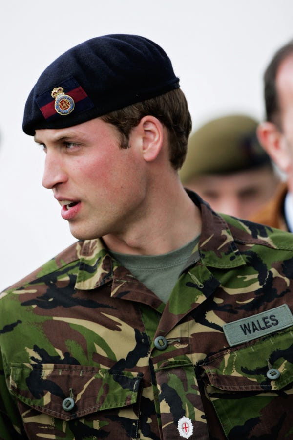 Bức ảnh chụp Hoàng tử Anh William ngày 18/10/2007.