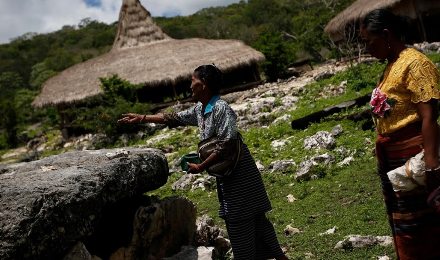 Người dân ở Sumba đang cố gắng thích nghi với tình trạng hạn hán kéo dài.