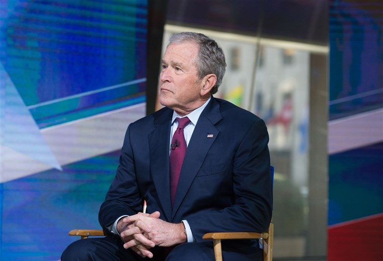 Cựu Tổng thống Mỹ Bush khẳng định rằng cách duy nhất để chấm dứt “nạn phân biệt chủng tộc có hệ thống” là phải lắng nghe tiếng nói của rất nhiều người đang bị tổn thương. Ảnh: NBC News.