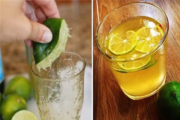 Dung dai ma mac loi nay khi uong nuoc chanh buoi toi