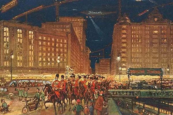 Kinh ngac vien canh Moscow vao the ky 23 qua buu thiep nam 1914