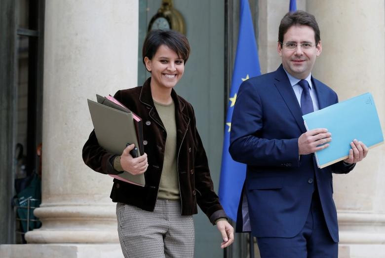 Bà Najat từng làm phát ngôn viên trong chiến dịch tranh cử Tổng thống của bà Ségolène Royal năm 2007 và là phát ngôn viên cho cuộc bầu cử Tổng thống sơ bộ của Đảng Xã hội Pháp năm 2011. Ảnh: Reuters.