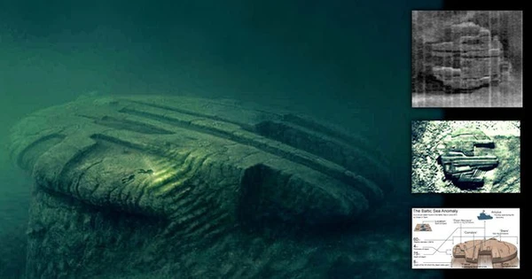 Khi nghiên cứu hình ảnh sonar khác, đội trục vớt tìm thấy một chiếc đĩa thứ hai cách 200m. Đoàn trục vớt tin rằng đây là một UFO đã bị rơi và vỡ thành hai phần.