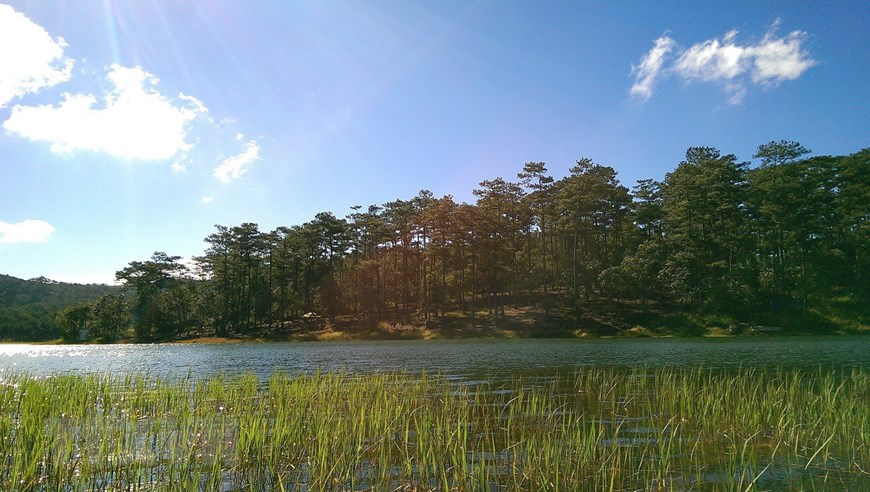 Đây là khu du lịch sinh thái, nghỉ dưỡng, vui chơi, giải trí cao cấp, coi trọng bảo tồn các yếu tố tự nhiên và bảo vệ tài nguyên nước. (Ảnh: Phạm Hậu/TTXVN)