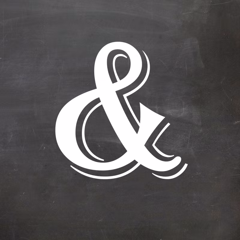 6. Ký hiệu "&amp;" thường được hiểu tương tự như từ "và". Tuy nhiên, trong giới phim ảnh chúng không hoàn toàn có nghĩa giống vậy. Ký hiệu "&amp;" được thiết kế cho một nhóm làm việc cùng nhau, trong khi đó "và" được dùng cho những người làm việc độc lập.