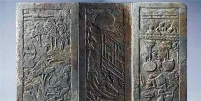 Tuy nhiên, các chuyên gia khảo cổ sau 30 năm mới phát hiện ra rằng những tấm bình phong này thực chất thuộc về người Sogdian, một tộc người ít sống ở Trung Á.