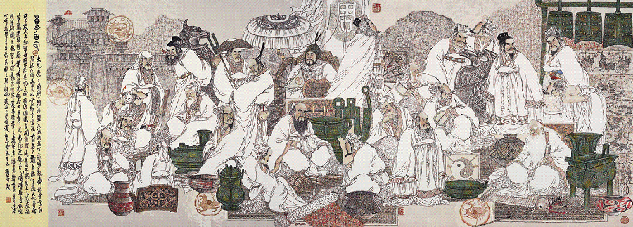 Tại hồi thứ 99 của tiểu thuyết lịch sử nổi tiếng Đông Chu liệt quốc có đoạn miêu tả về ngoại hình của Tần Thủy Hoàng.