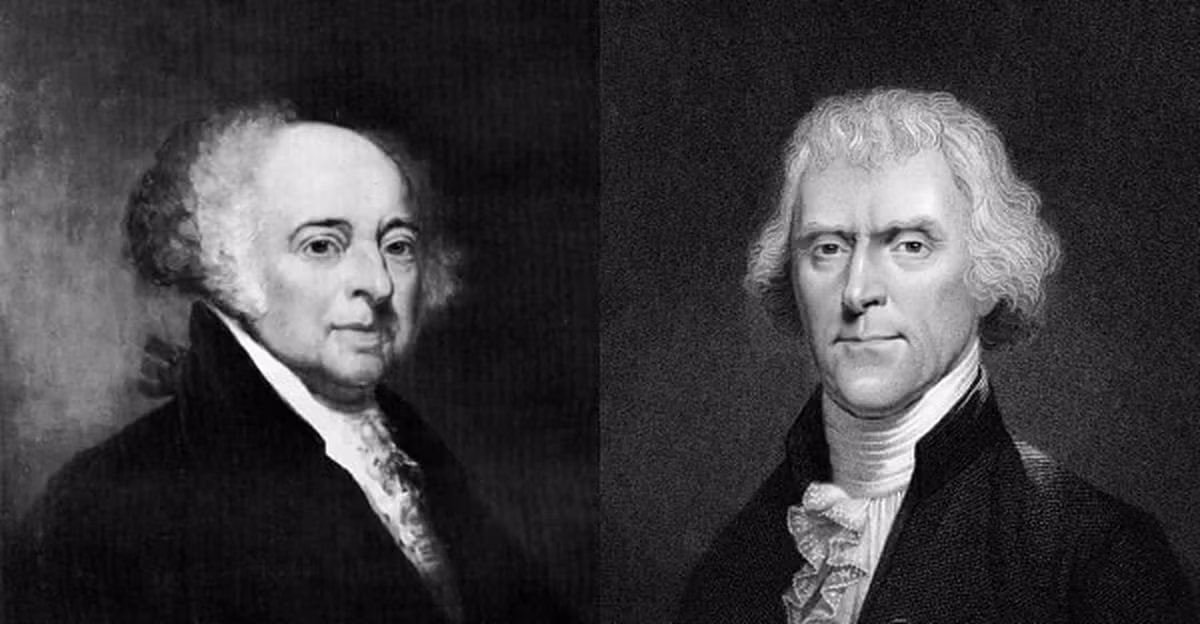 3. Hai Tổng thống Mỹ là John Adams (thứ 2) và (thứ 3) Thomas Jefferson đều qua đời vào ngày 4/7/1826, chỉ cách nhau 4 giờ.