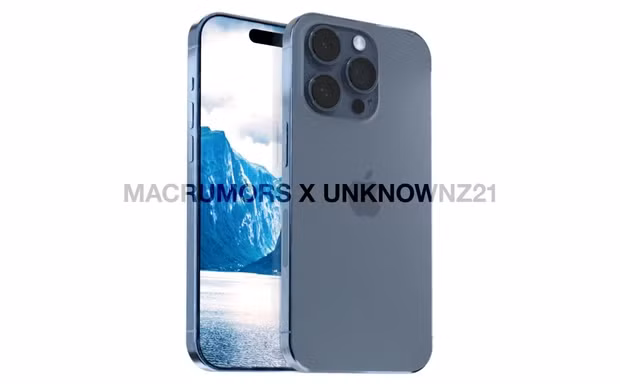 Các tùy chọn màu sắc được dự đoán bao gồm màu xanh đậm và màu đỏ rượu vang, cùng với các tùy chọn màu quen thuộc như xám không gian, bạc và xám titan. (Ảnh: MacRumors x Unknowz21)