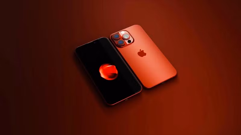 Màu đỏ này được mô tả là "đỏ thẫm" và có thể nhạt hơn một chút so với màu tím đậm của iPhone 14 Pro.