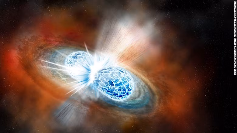 Khi một tiểu hành tinh đâm vào sao neutron, nó có thể tạo ra một cú rùng mình và giải phóng năng lượng khủng khiếp, tạo thành một chớp sóng vô tuyến "quấy nhiễu" Trái Đất.