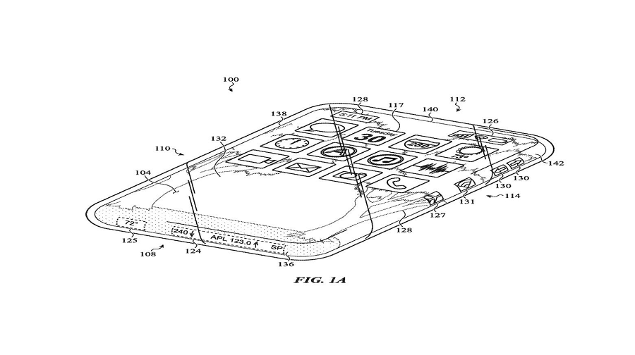 Điều này giúp Apple giải quyết vấn đề màn hình hoạt động khi bị cuộn tròn, là một thách thức không nhỏ đối với các sản phẩm dạng cuộn tròn.