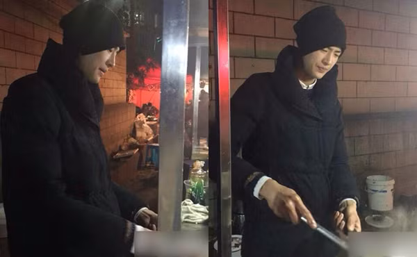 Anh chủ hàng bánh gạo trên vỉa hè đường phố ở Vu Hồ, tỉnh An Huy, Trung Quốc gây sốt trên mạng thời điểm đầu năm 2015 với vẻ điển trai được dân mạng so sánh với những tài tử Hàn Quốc.