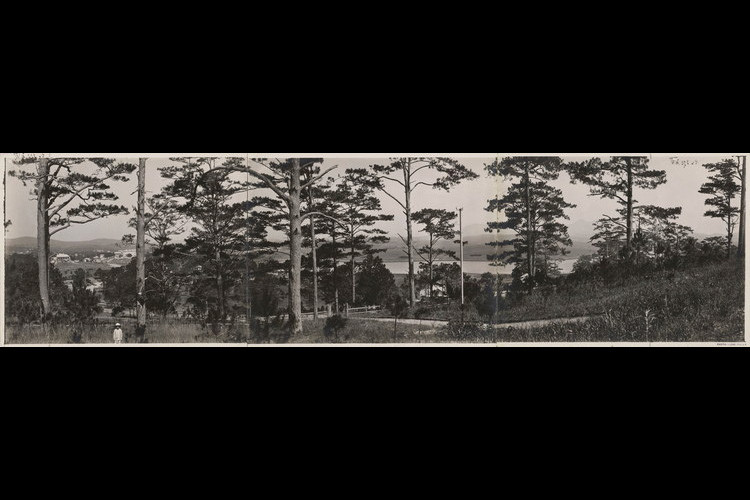 Đà Lạt nhìn từ phía Nam hồ Xuân Hương.