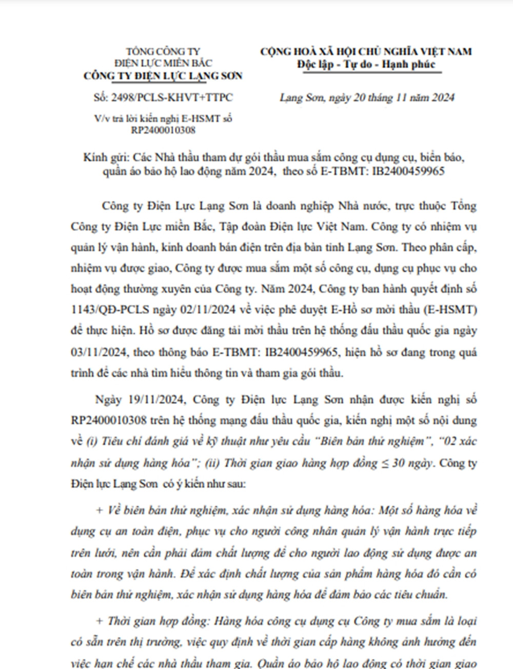 Vì sao gói thầu 17 tỷ của Điện lực Lạng Sơn nhiều kiến nghị? - Hình 3 Vi sao goi thau 17 ty cua Dien luc Lang Son nhieu kien nghi?-Hinh-3