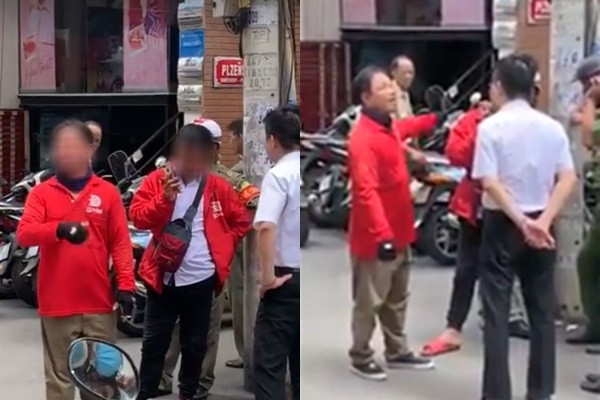 Con quen tra tien xe om, me con nem dien thoai vao mat tai xe GoViet