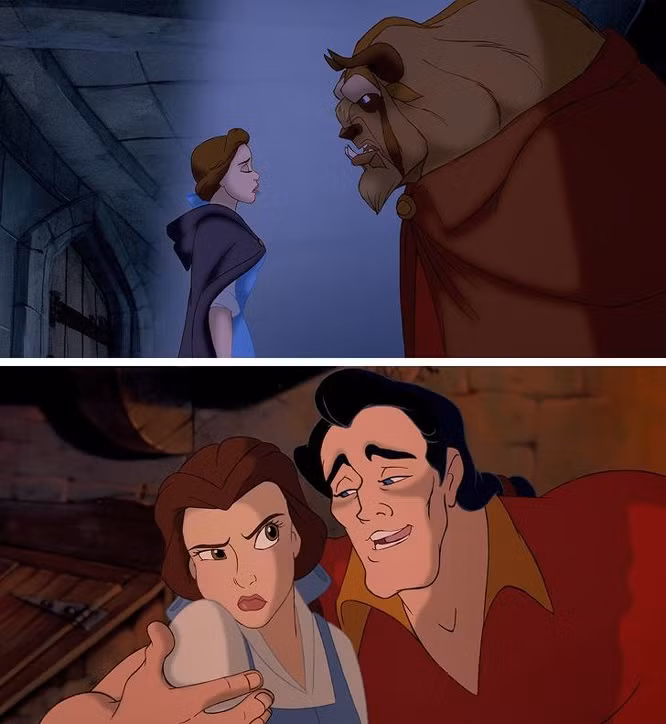 4. Beauty and the Beast (1991): Đối với Belle, thà sống chung cùng Quái vật suốt phần đời còn hơn cưới tên Gaston.