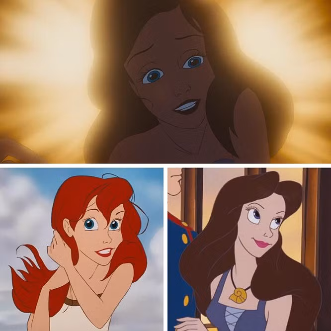 14. The Little Mermaid (1989): Hiện tượng ngược sáng khiến hoàng tử Eric tin Ursuala là ân nhân cứu mạng mình thay vì Ariel.