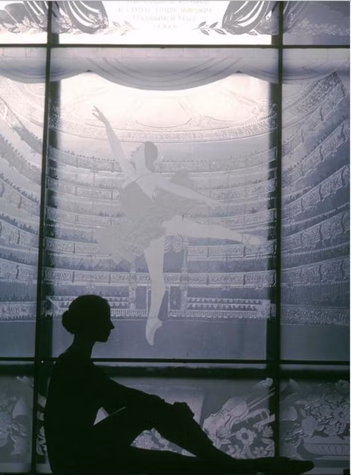 Chân dung một nghệ sĩ ballet tại Nhà hát Lớn Moscow.