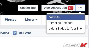  7. Bạn có thể biết chính xác những người khác nhìn thấy gì trên trang cá nhân của mình. Bằng cách này, bạn có thể biết được những người khác có thể nhìn thấy được những nội dung gì đang hiển thị trên trang cá nhân của mình. Từ đó bạn có thể thay đổi các thiết lập hiển thị trên trang cá nhân. Bạn có thể vào trang cá nhân của mình, click vào menu ba dấu chấm và chọn View As. Bạn có thể chọn View as Specific Person để biết chính xác một người nào đó nhìn thấy những nội dung gì trên trang cá nhân của bạn.