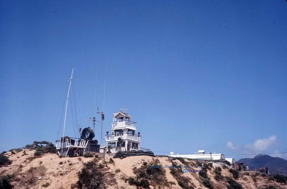 Điểm đóng chốt của quân Mỹ ở Hòn Lương.