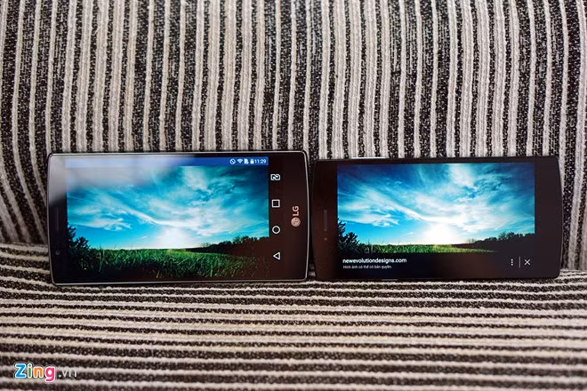 So sánh riêng với LG G4 khi mở cùng một ảnh, màn hình của Bphone tỏ ra không thua kém về cả độ nét lẫn màu sắc.