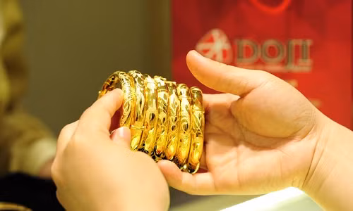 Vàng trong nước đi ngược chiều với vàng thế giới tăng mạnh - Ảnh minh họa: nguồn internet.