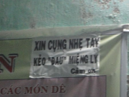 Tấm biển thông báo khiến bạn phải phì cười vì sự hài hước, dí dỏm.