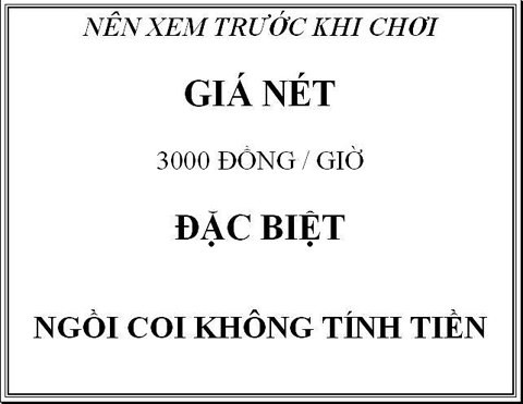 "Ngồi coi không tính tiền", một quán net nhân đạo...