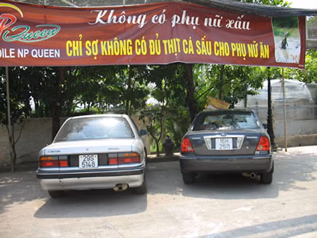 "Không có phụ nữ xấu/ Chỉ sợ không có đủ thịt cá sấu cho phụ nữ ăn".