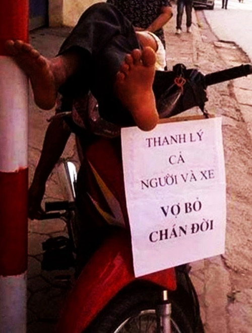 Bất cứ ai đọc tấm biển quảng cáo này cũng phải phì cười vì nội dung hài hước của nó.