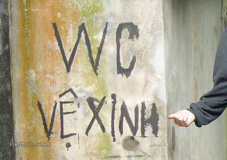 Vệ xinh.... thay cho vệ sinh.