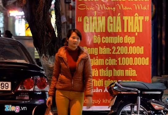 Giảm giá thật chứ không phải giảm giá ảo.