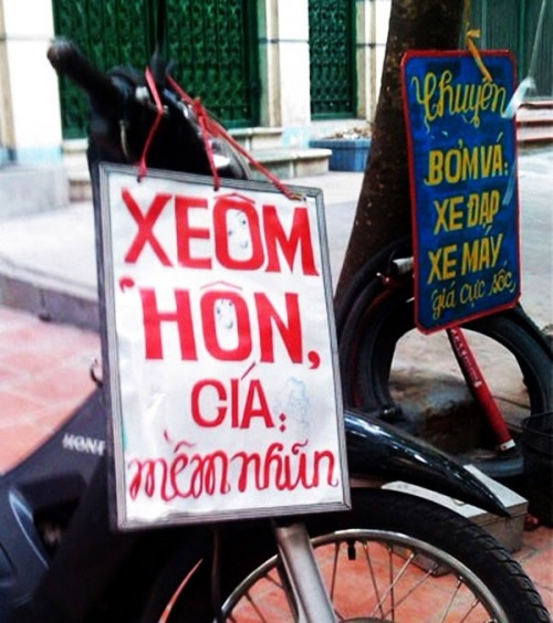 "Xe ôm hôn/ Giá mềm nhũn".