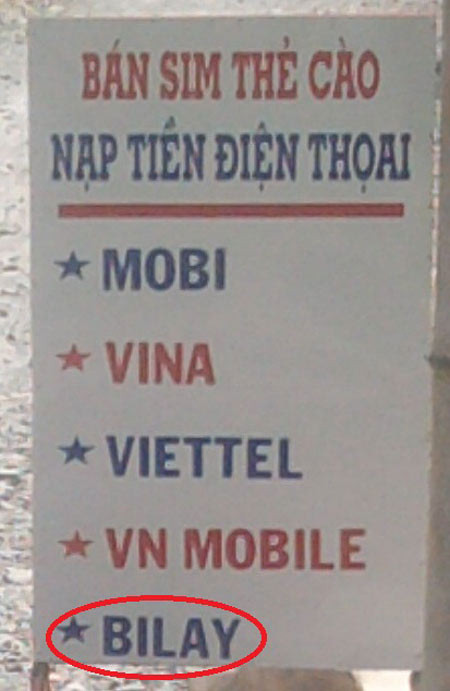 Bilay... là nhà mạng mới??