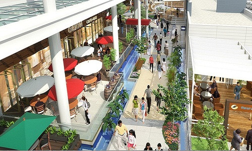 Khởi công từ tháng 4/2014 với số vốn 200 triệu USD, Aeon Mall Long Biên có diện tích 120.000 m2, được chia làm 4 tầng rộng lớn với tiện ích mua sắm, khu vui chơi giải trí tổng hợp.