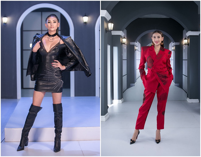 Chân dài ngày càng khẳng định phong cách thời trang ổn định.