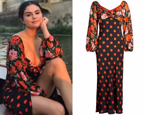 Chiếc váy trễ ngực sâu khiến nữ ca sĩ lộ cả đôi gò bồng đào. Ảnh: Internet. Video "Minh Hằng chia sẻ về phong cách thời trang". Nguồn: V TC.