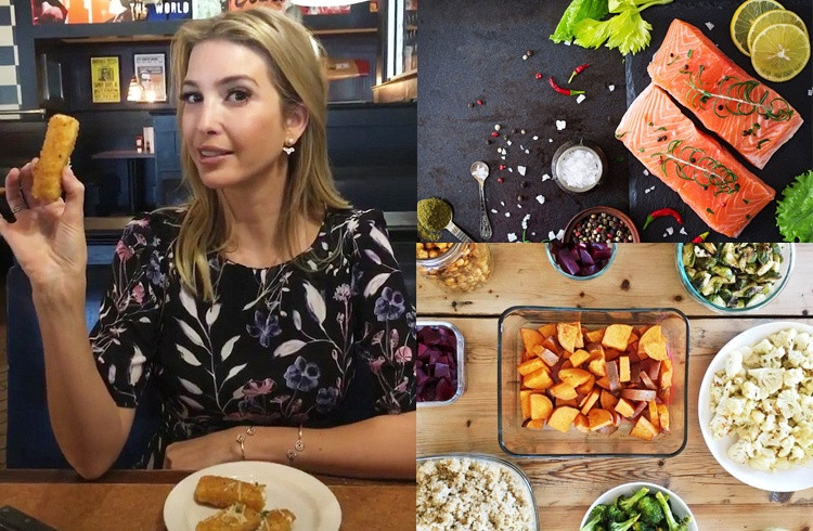 Ivanka rất chuộng cá hồi được đánh bắt tự nhiên - loại thực phẩm chứa nhiều protein, axit béo omega 3, vitamin D, B… giúp ngăn ngừa tổn thương tế bào, kích thích sản xuất collagen và sợi elastin, giúp da khỏe mạnh.