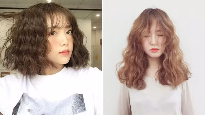 Tóc xoăn xù mì: Những lọn tóc xoăn xù mì sẽ giúp tô điểm thêm cho những nàng mang phong cách bụi bặm, cá tính. Tuy nhiên, kiểu tóc cổ điển này có thể là "con dao hai lưỡi", nếu bạn hợp sẽ trông rất trẻ trung và tươi xinh hơn nhưng nếu không hợp, kiểu tóc có thể khiến bạn già đi rất nhiều.