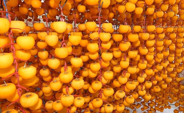 Phải mất khoảng 1-2 tháng cho quá trình sấy khô hồng tự nhiên nhờ gió mùa đông.