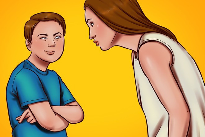 7. Nói dối và gian lận: Trẻ có thể nói dối hoặc phóng đại sự việc, câu chuyện. Nếu việc này xảy ra thường xuyên, phụ huynh đừng phớt lờ. Nó là một trong những dấu hiệu cho thấy con sợ hãi điều gì đó, như phản ứng của cha mẹ khi biết sự thật. Trong trường hợp này, cha mẹ cần tìm hiểu nguyên nhân con nói dối, thể hiện thái độ họ đánh giá cao việc trẻ cư xử thành thật hơn.