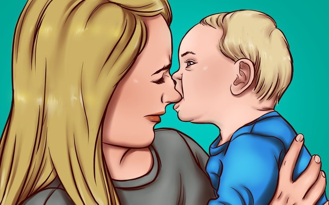 1. Trẻ hung hãn, hay cắn người: Trẻ trở nên bạo lực là điều dễ hiểu, cho thấy não bộ đang phát triển. Trong quá trình hình thành kỹ năng suy luận và tư duy logic, con có thể cắn người, gây hấn, ném đồ vào người khác khi họ cố hôn chúng. Ở độ tuổi này, trẻ không đủ khả năng kiểm soát hành vi. Cha mẹ nên làm mẫu để trẻ học theo và dần có cách cư xử phù hợp.