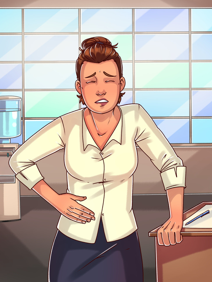 Đau bụng: Điều này có thể xảy ra với tất cả chúng ta nếu chúng ta ăn hoặc uống thứ gì đó không sạch sẽ. Tuy nhiên nếu bạn thường xuyên cảm thấy đau ở bụng dưới, bạn có thể bị một số bệnh viêm ruột như bệnh Crohn, viêm loét đại tràng, viêm túi thừa, Hội chứng ruột kích thích hoặc ung thư.